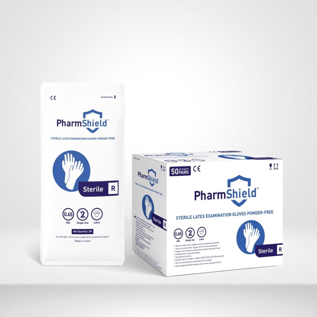 PharmShield Latex Examination Gloves Gamma Sterile Version 1