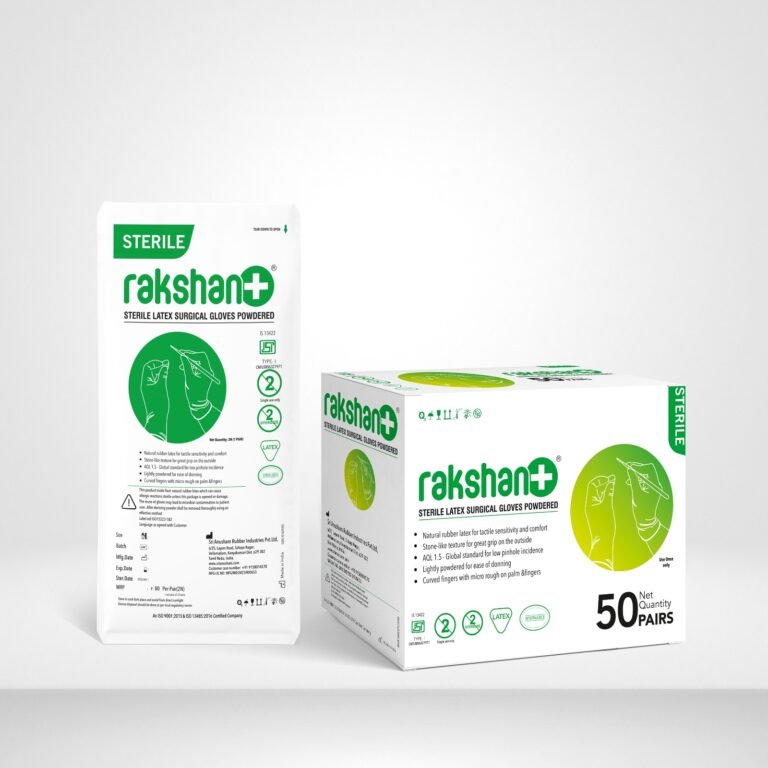 Rakshan Surgical Gloves Powdered